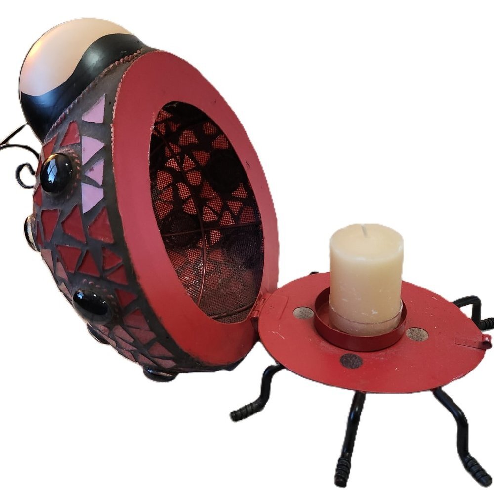 Home Interior Mosaic Ladybug Votive Candle Holder - Picture 13 of 16